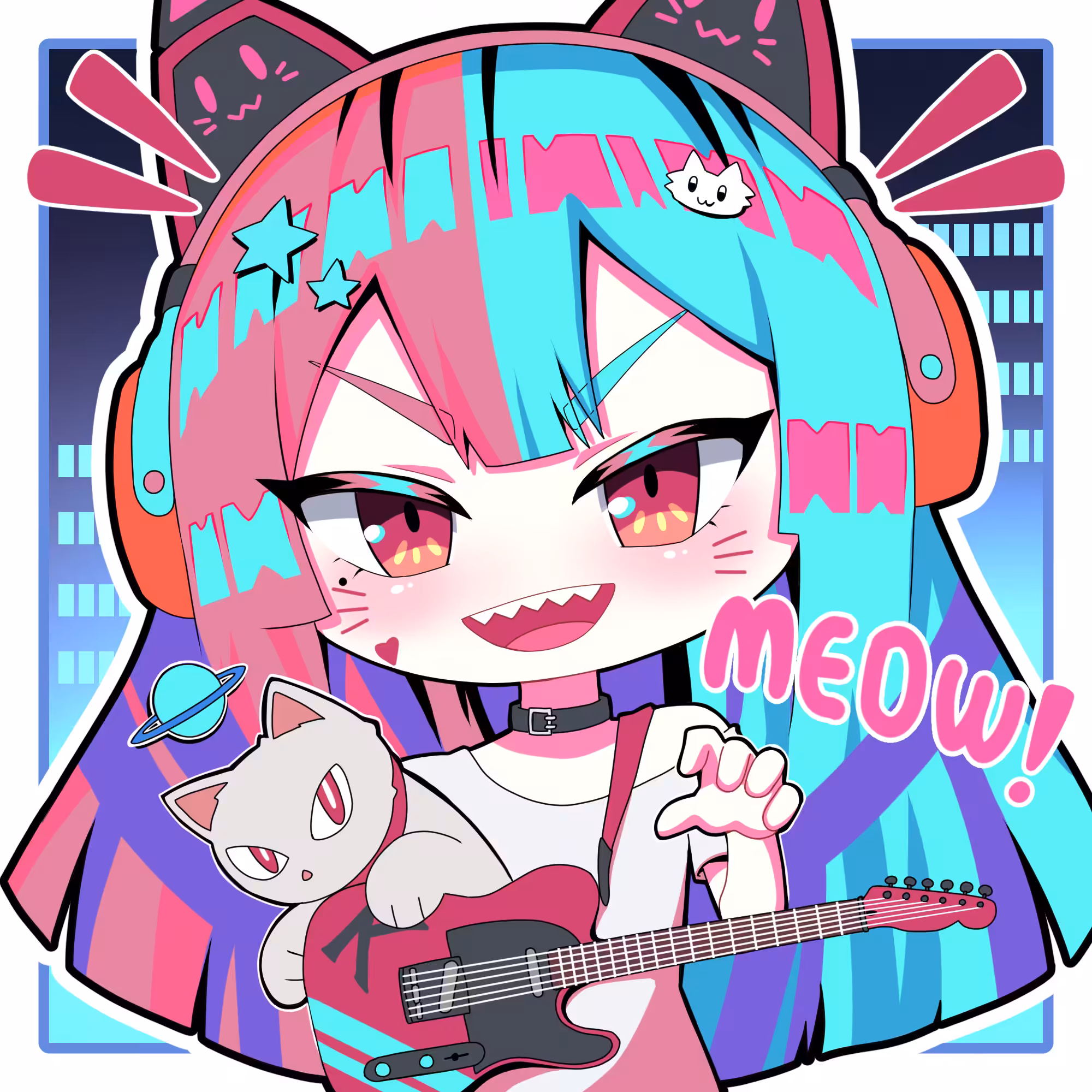MEOW! Stamp