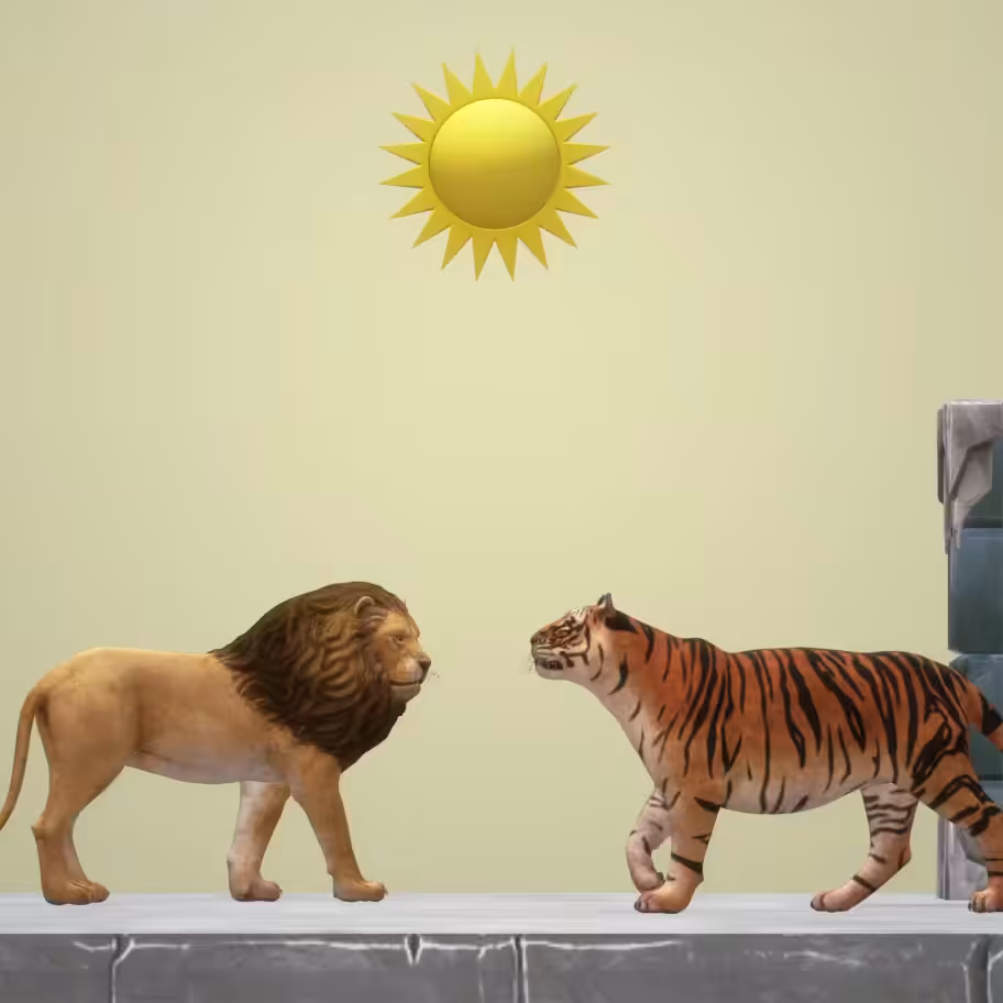Lion vs Tiger