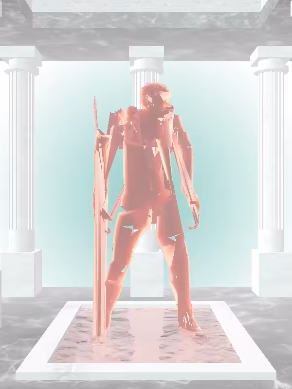 HeavenComputer: The Shooter Fiery Red Woman #5500