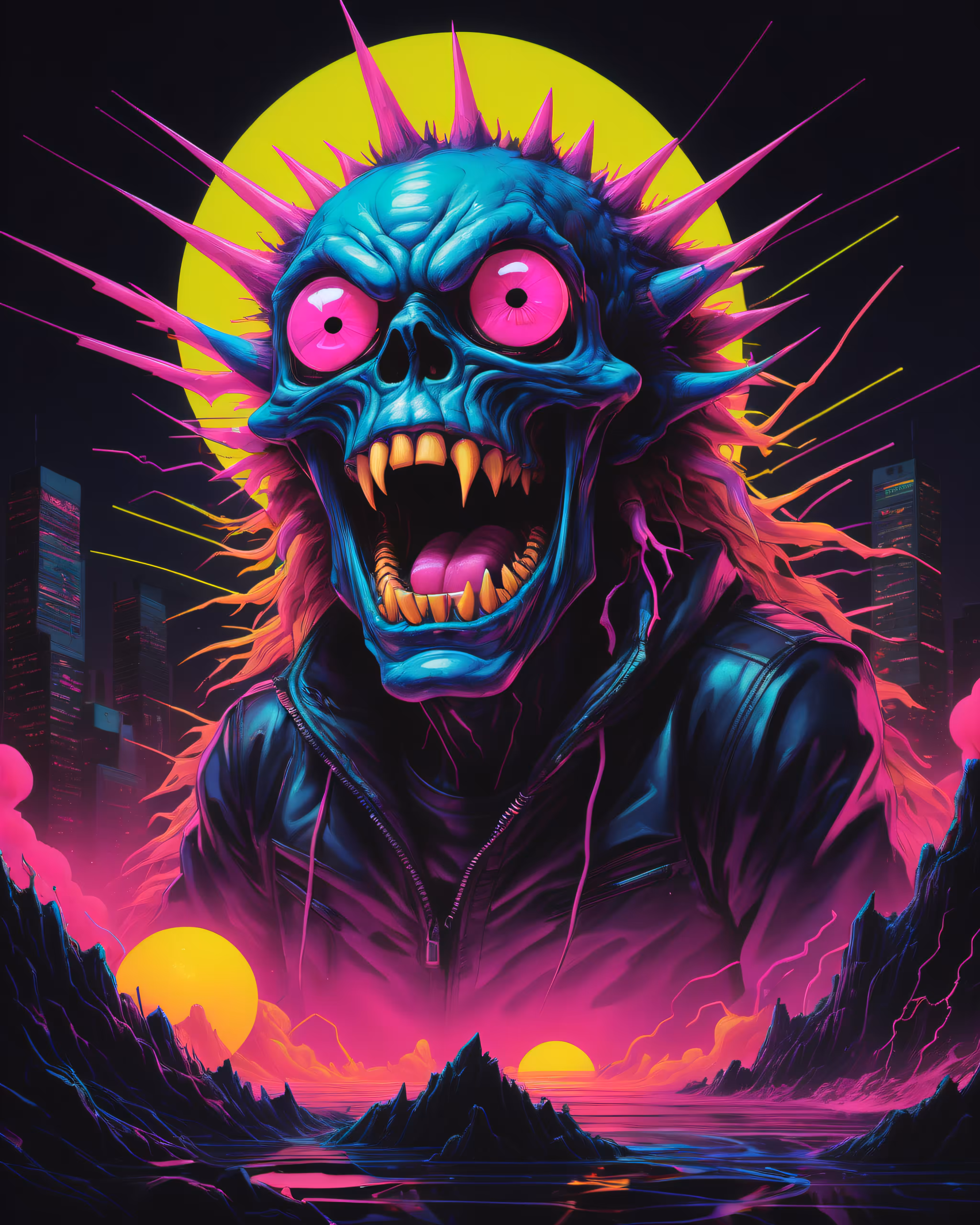 Synthwave Monster #5