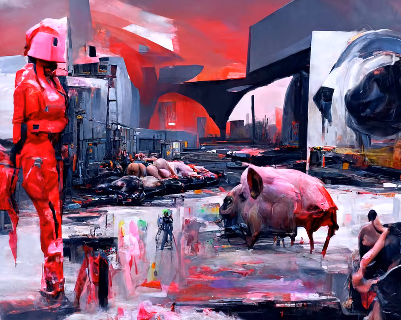 Figure and Animals