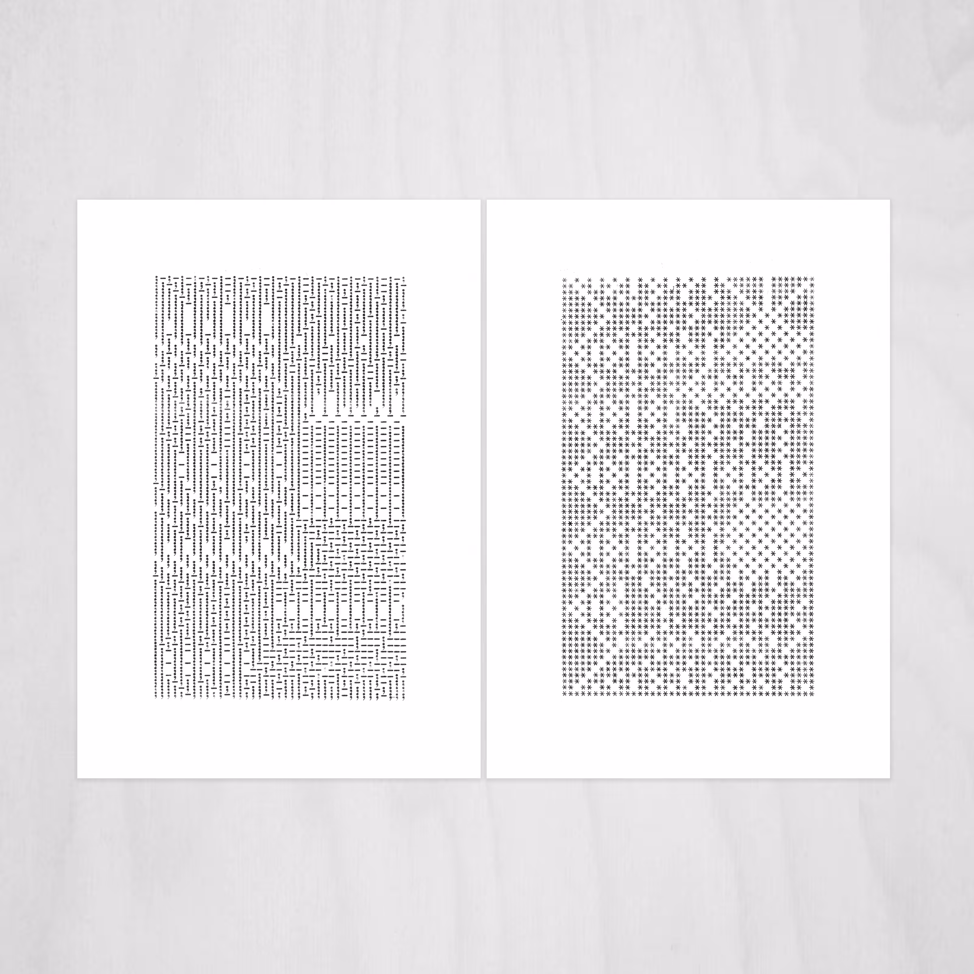 Rikt / Rakt IV (dyptich)