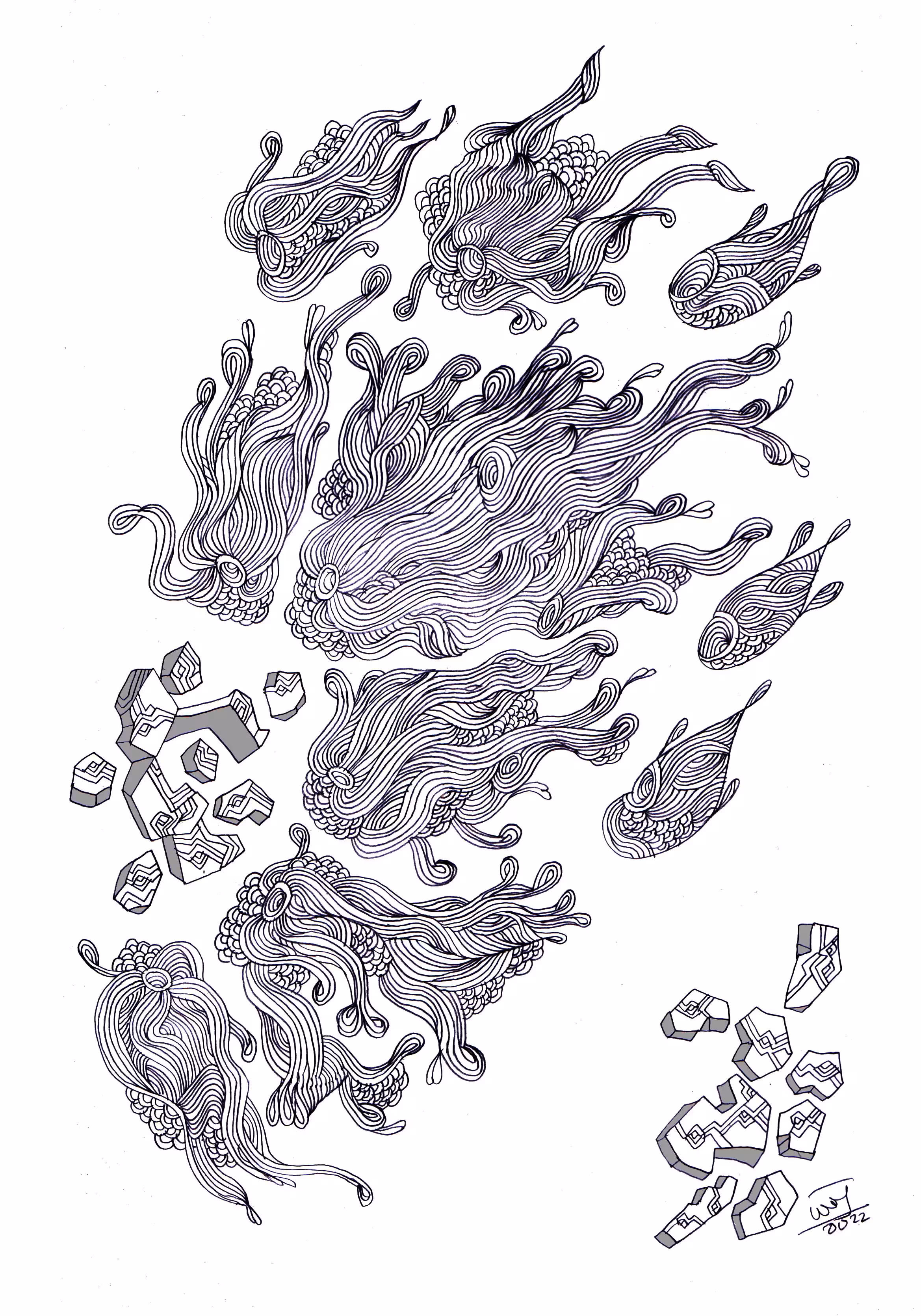 The Flowing Lines No. 06 Baby Krakatoa!