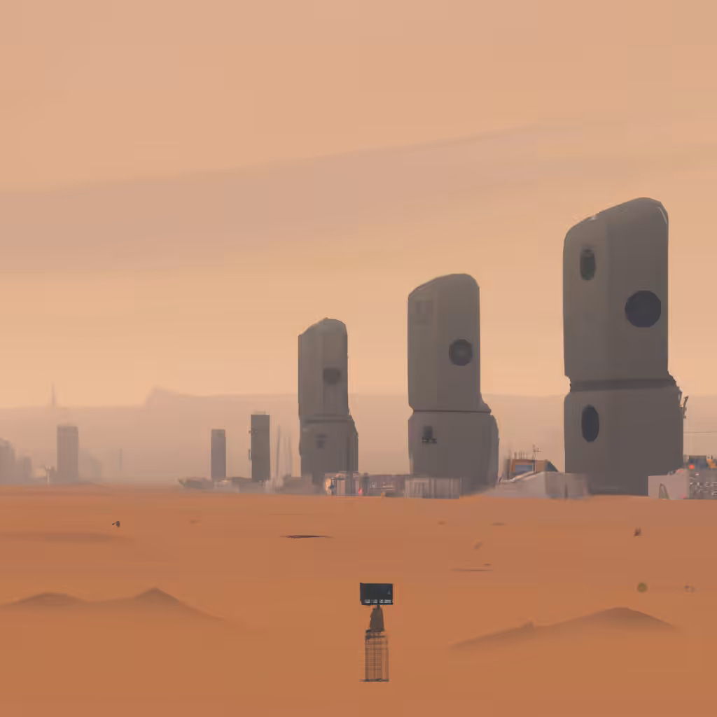 Artist's mysterious 'City' 