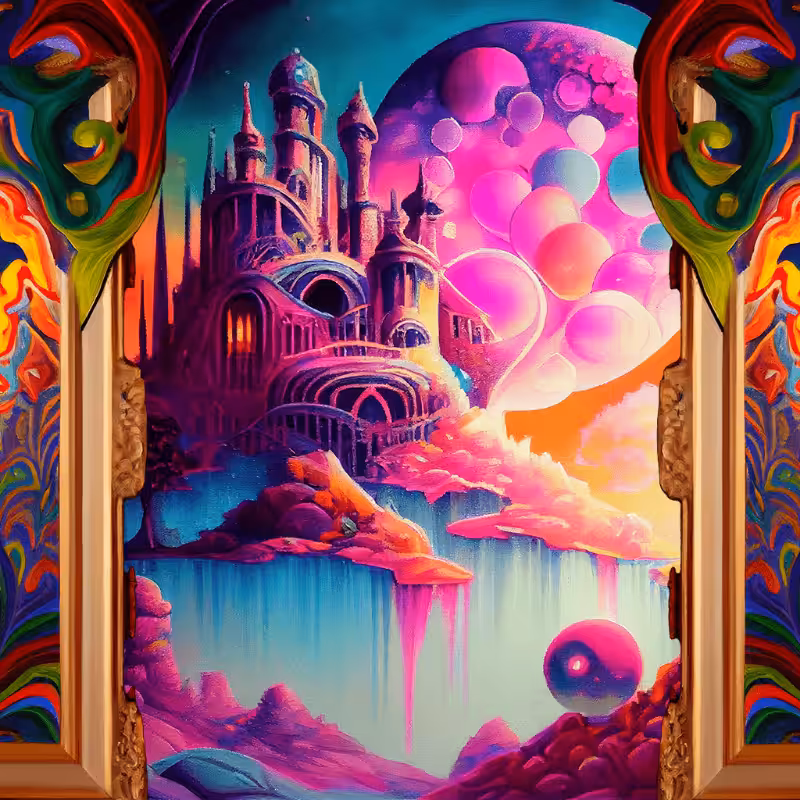 AI Psychedelic City #3