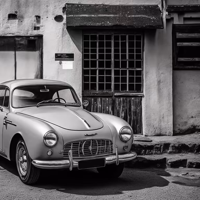 AI Photo Art.: vintage car