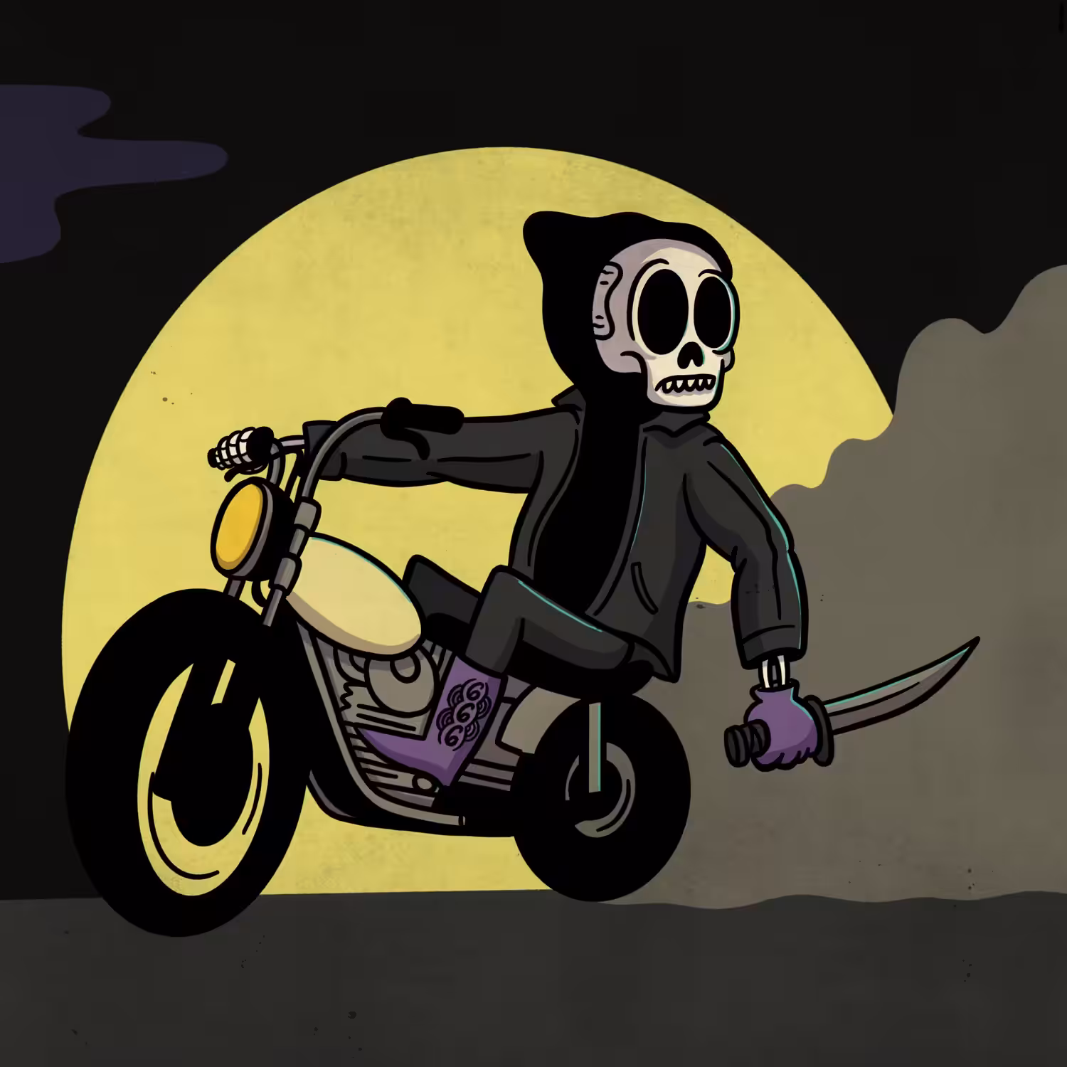 Spooky Biker