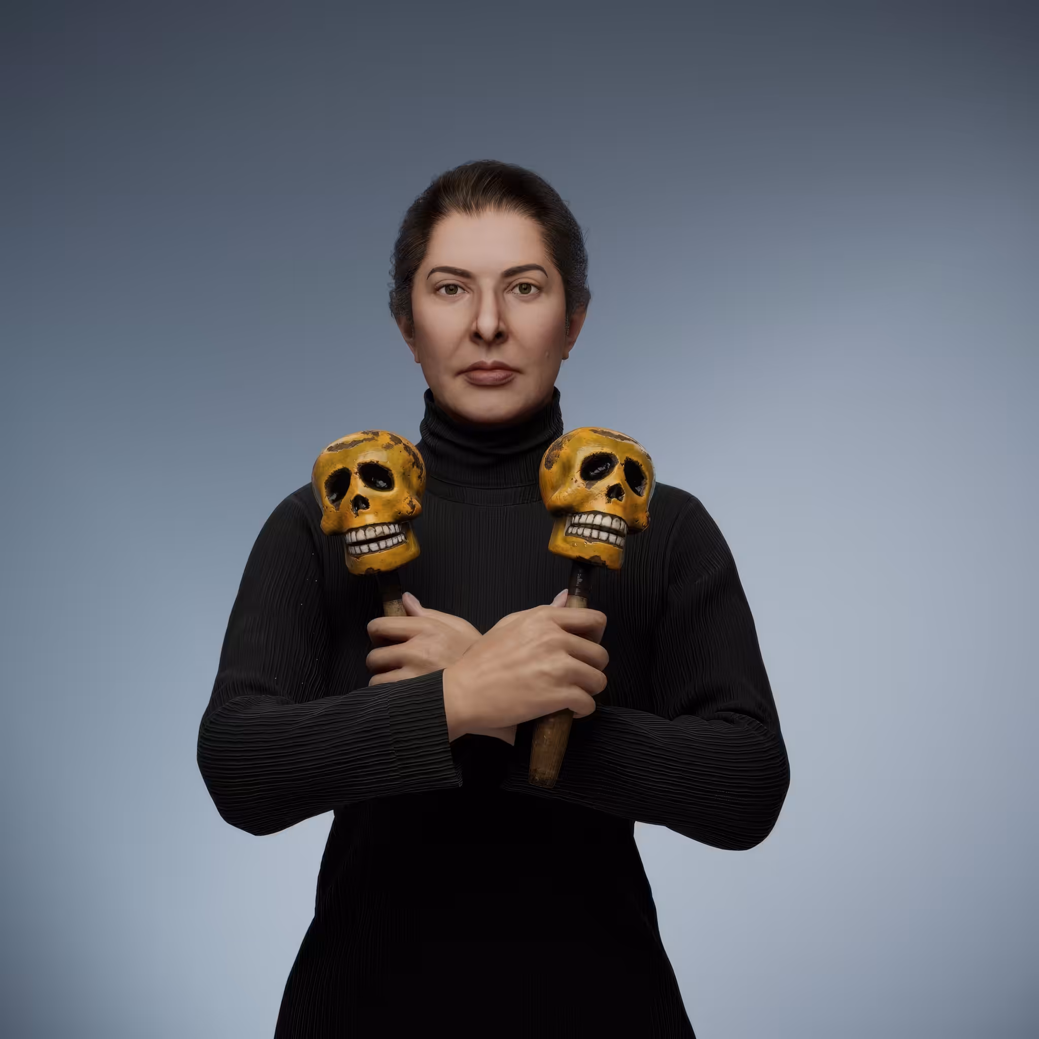 Portrait with Maracas #172