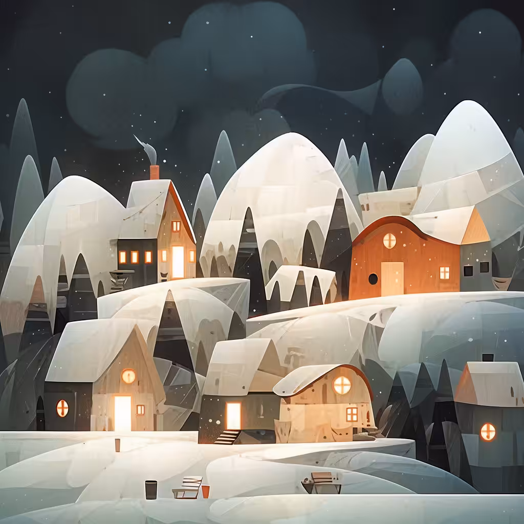 Cold Night in the Village