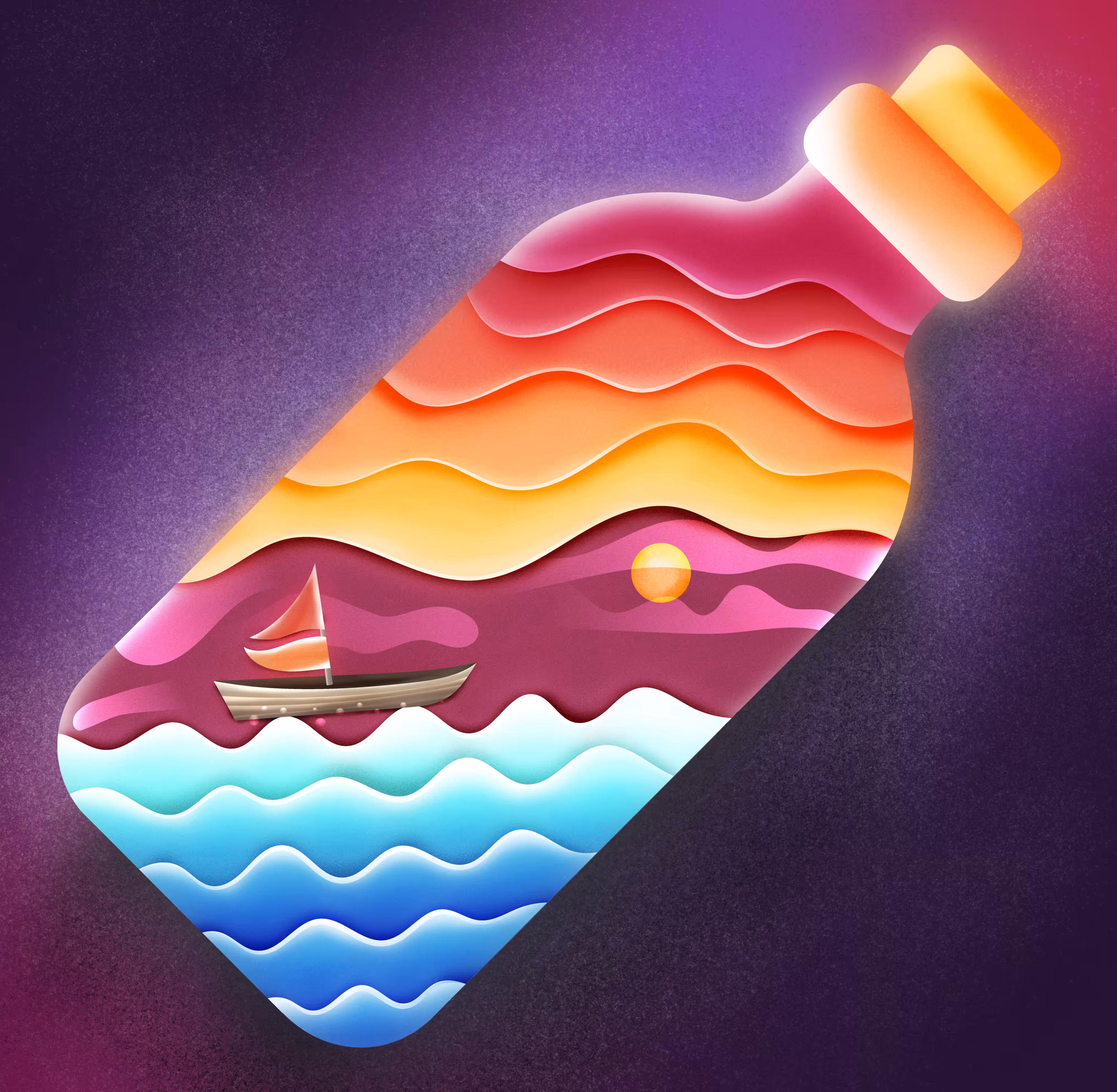 Board the boat
