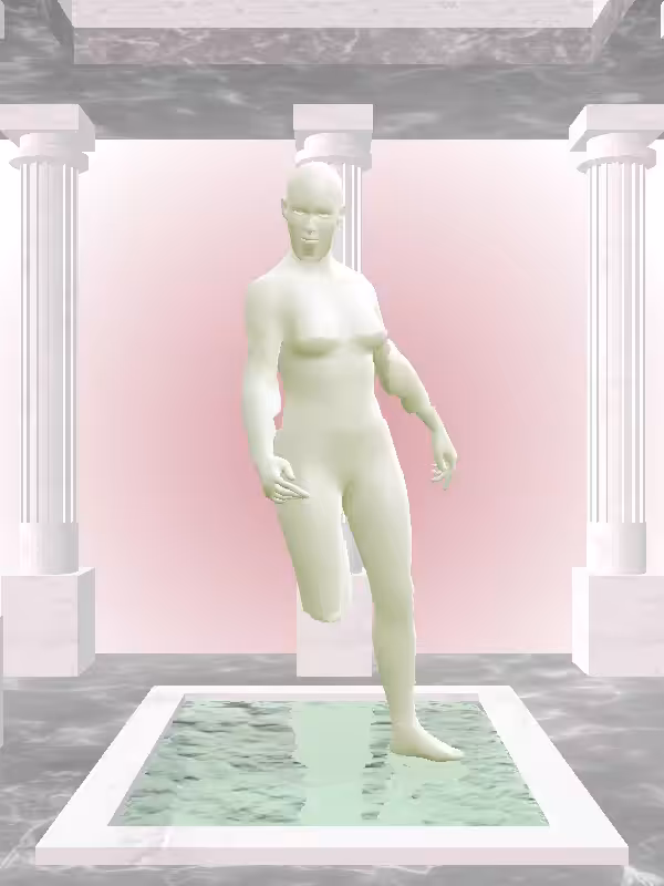 HeavenComputer: The Drunk Matte Green Woman #6736
