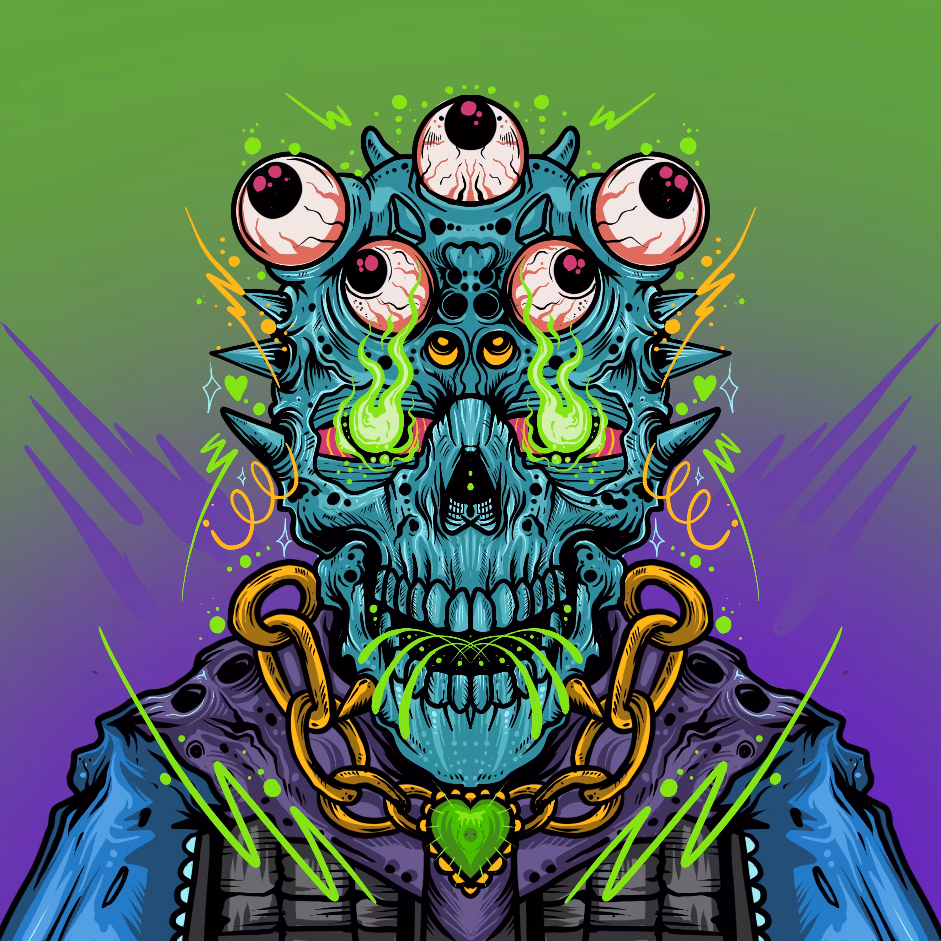 skunx skull #17