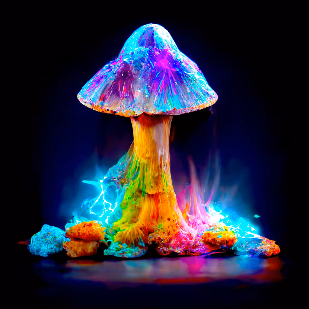 magic crystal mushroom #01