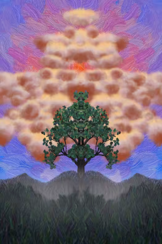 Tree and Cloud #16