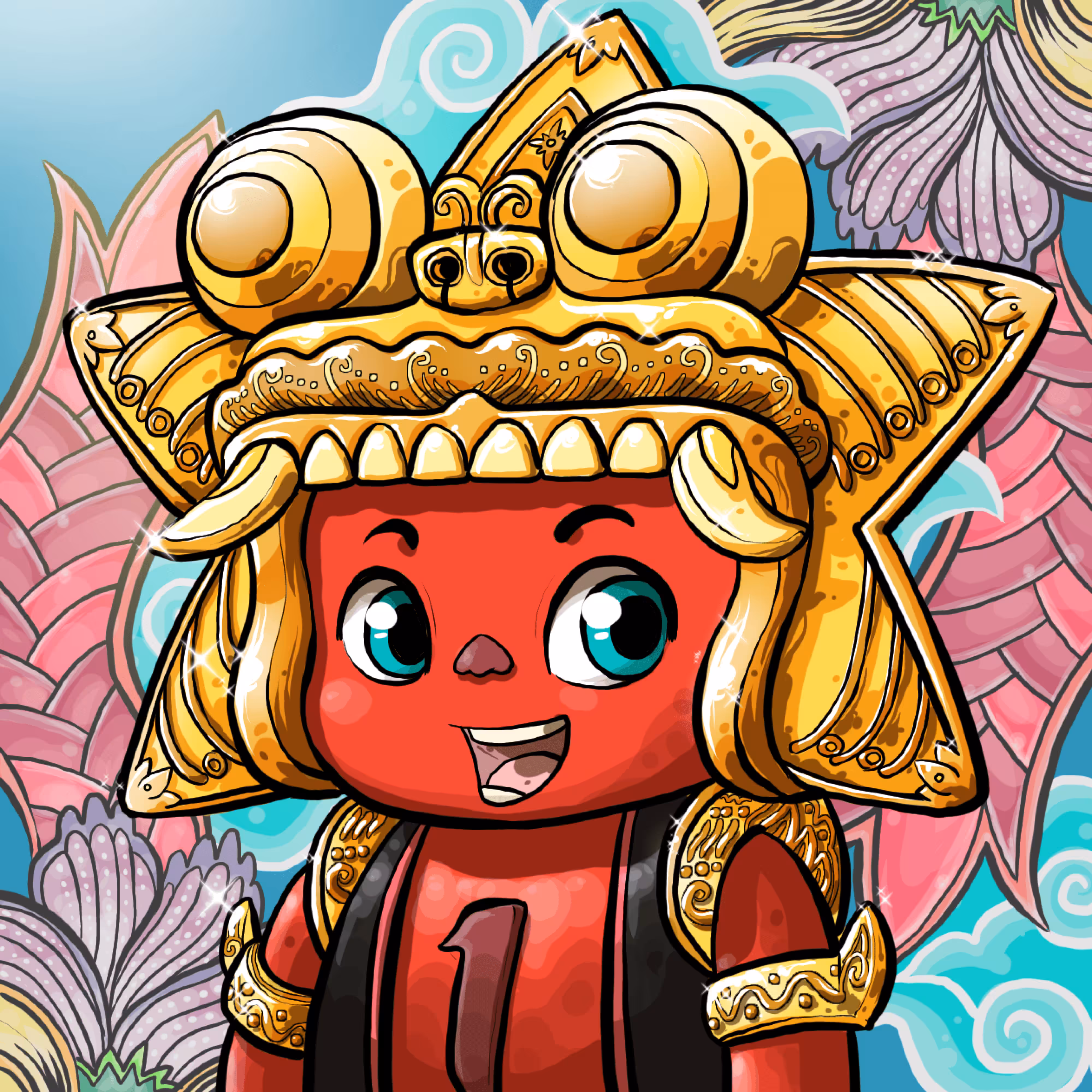 owangeboy and frens #54 - red star by Isen Suio
