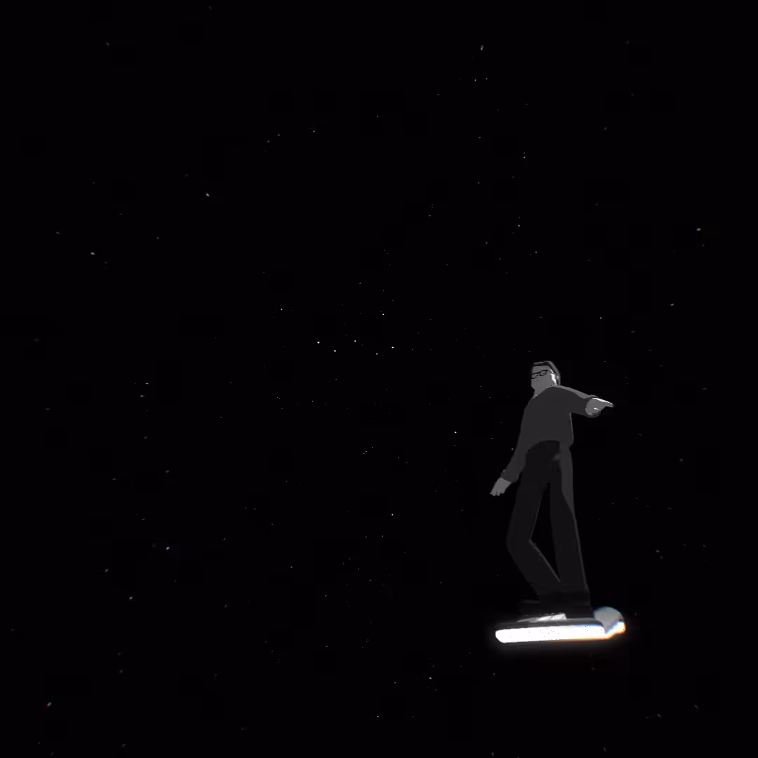 Intergalactic Hoverboard Ride