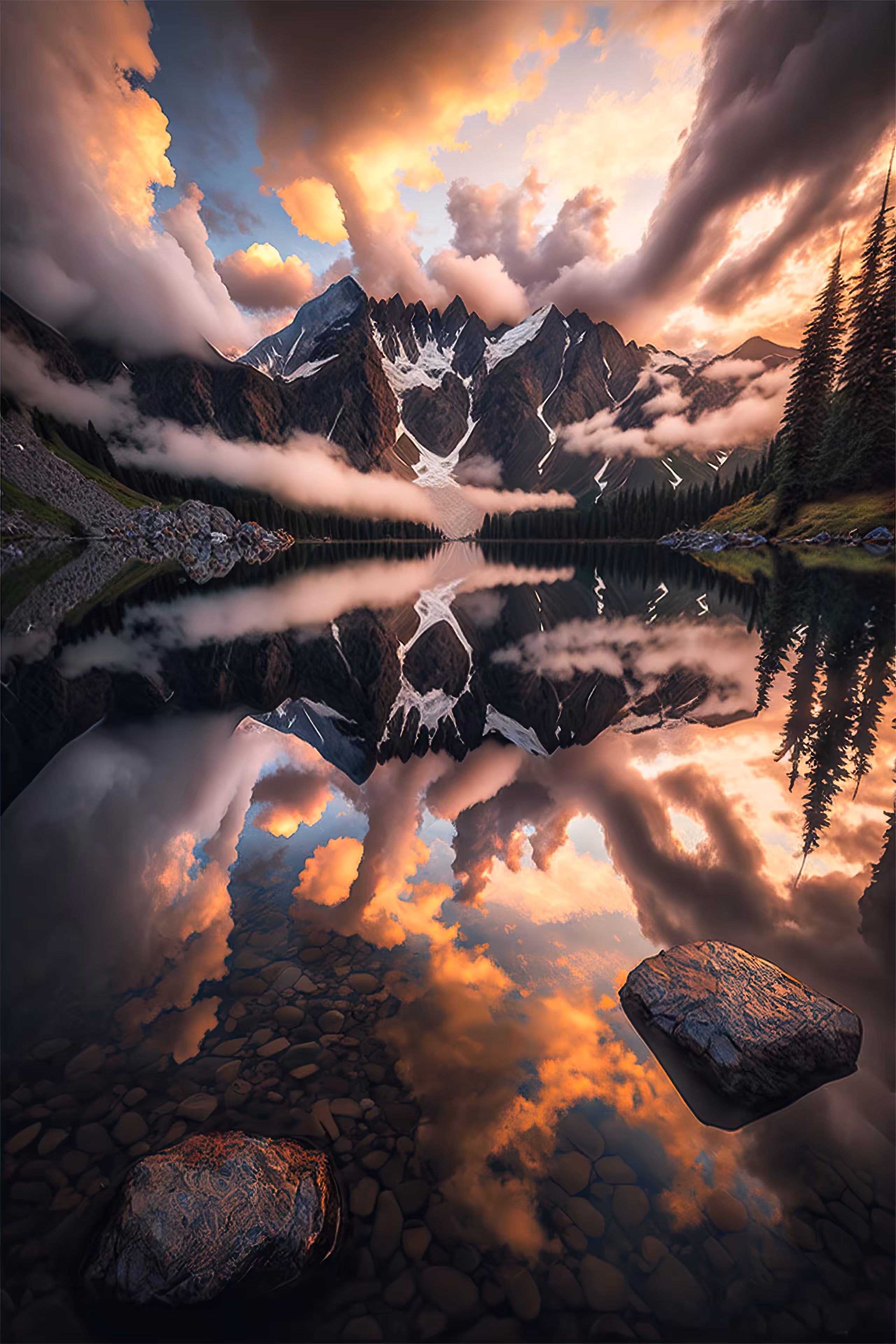 Golden Reflections