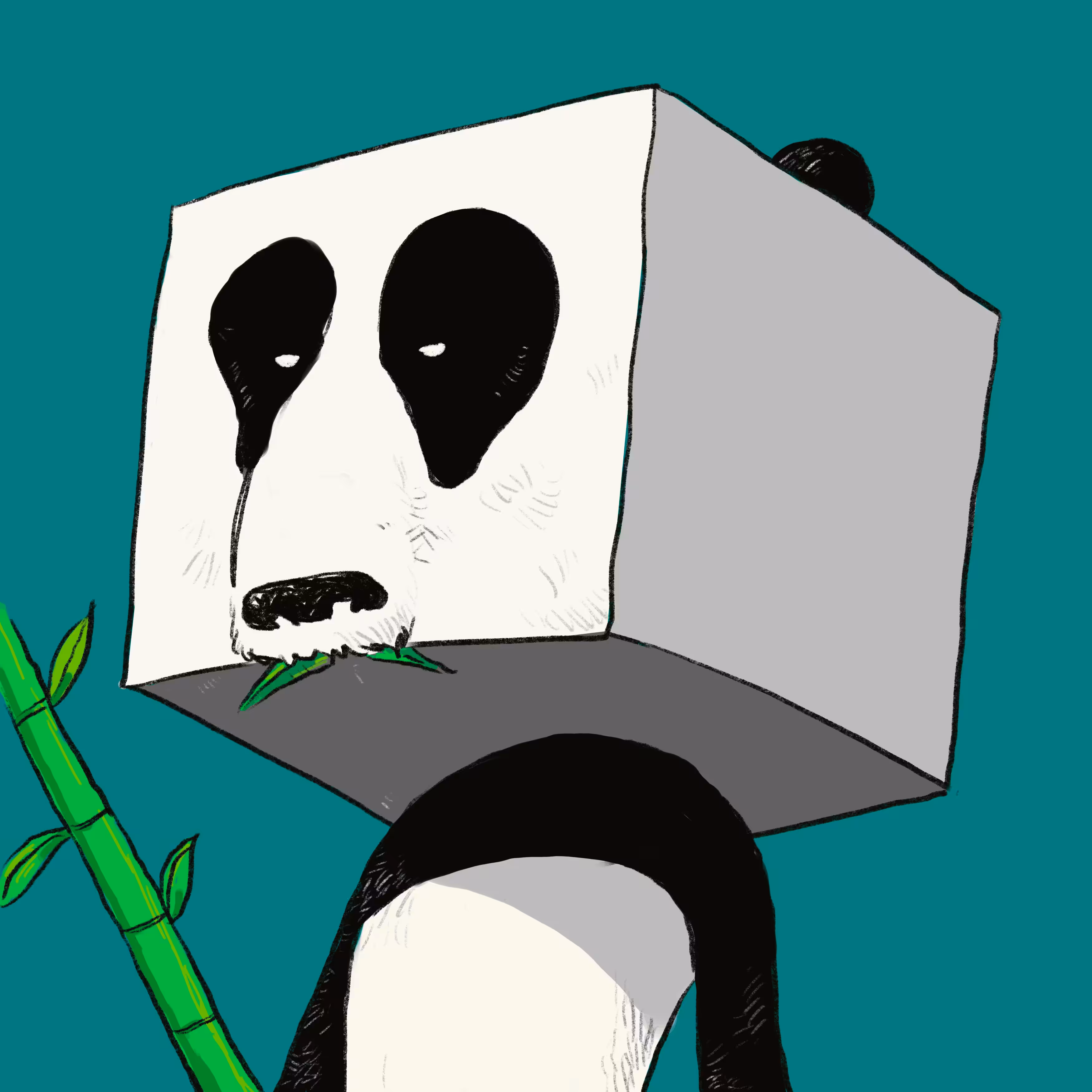 Lazy boxy #007 : Panda