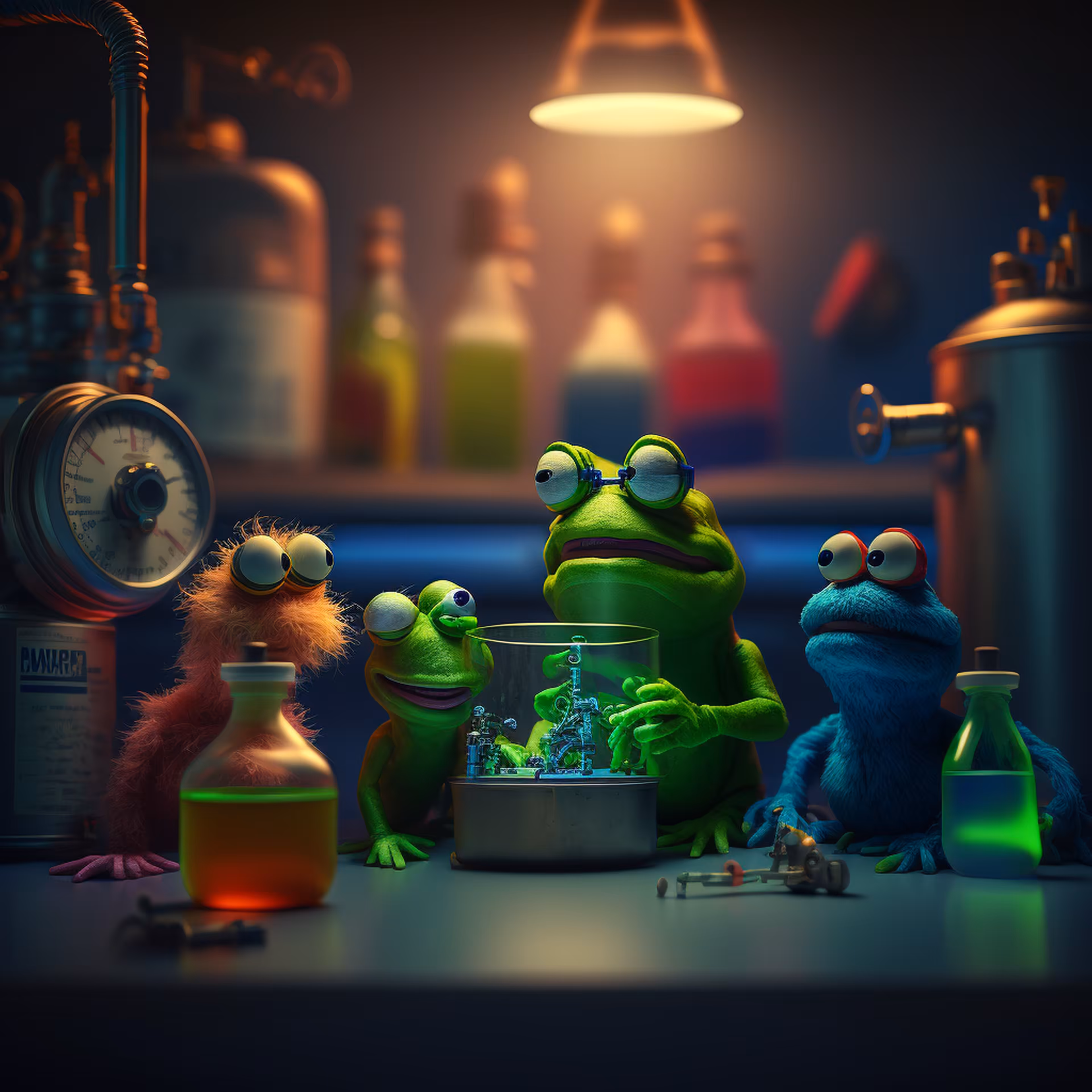 Pepe's World: Pepe scientists