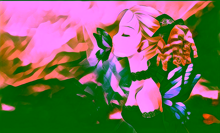 Eliza and the butterflies 