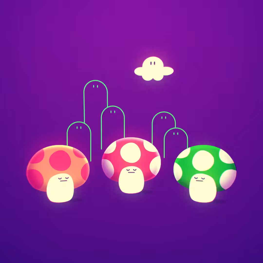Mushroom Trio