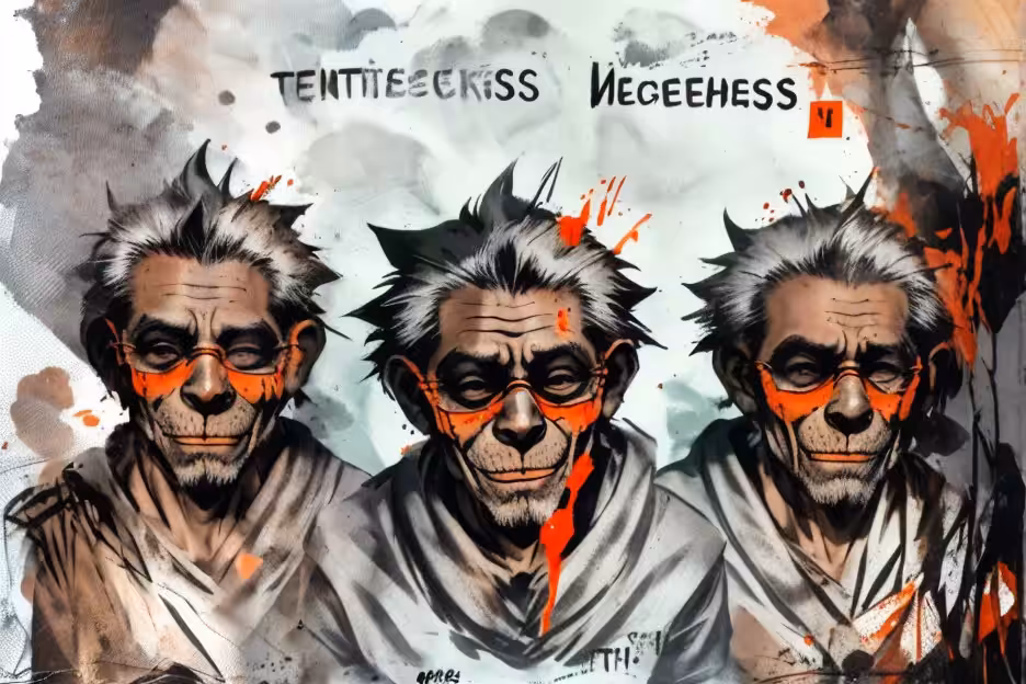 Ape, Monkeys Three Monkeys Animation