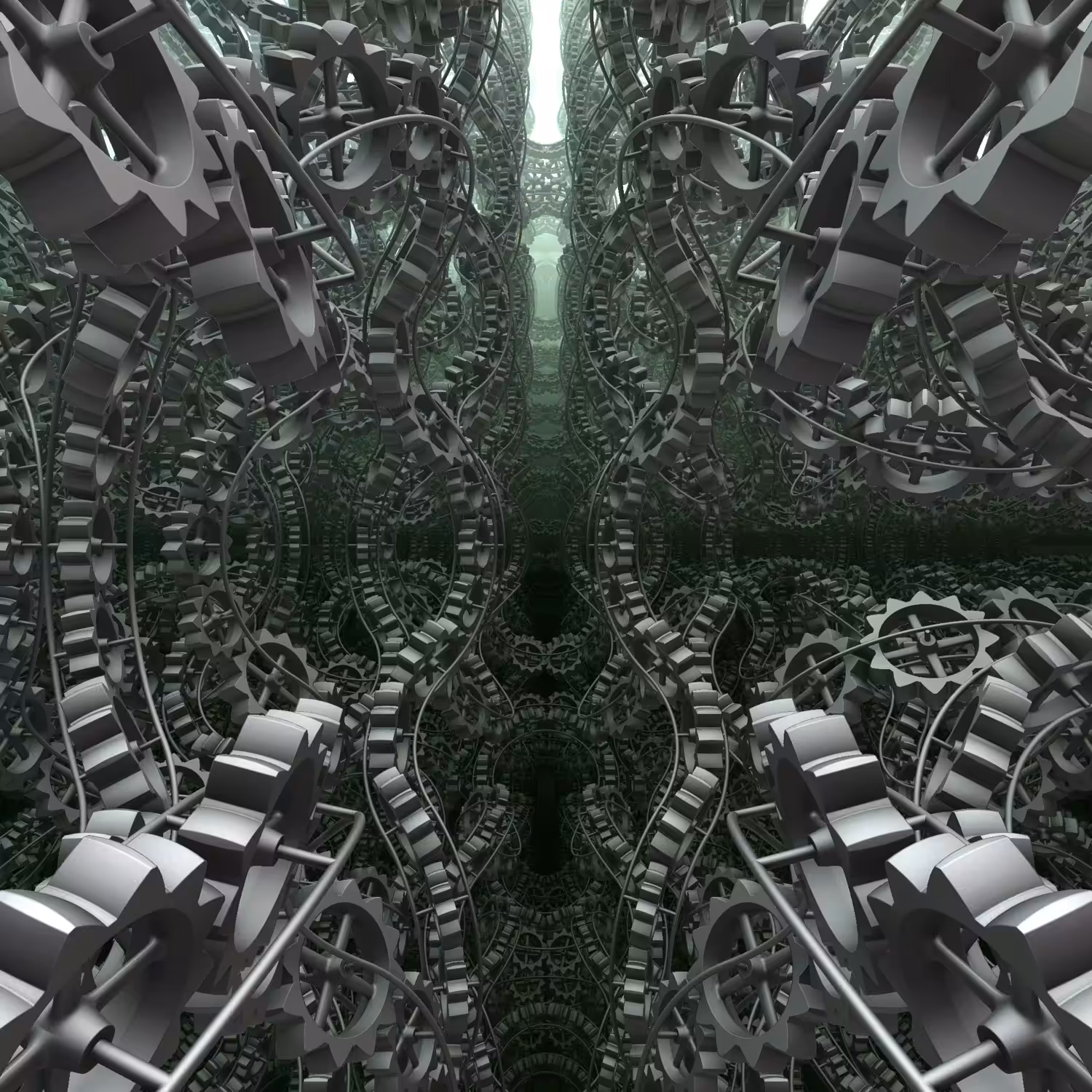 Seamless Alien Clockwork