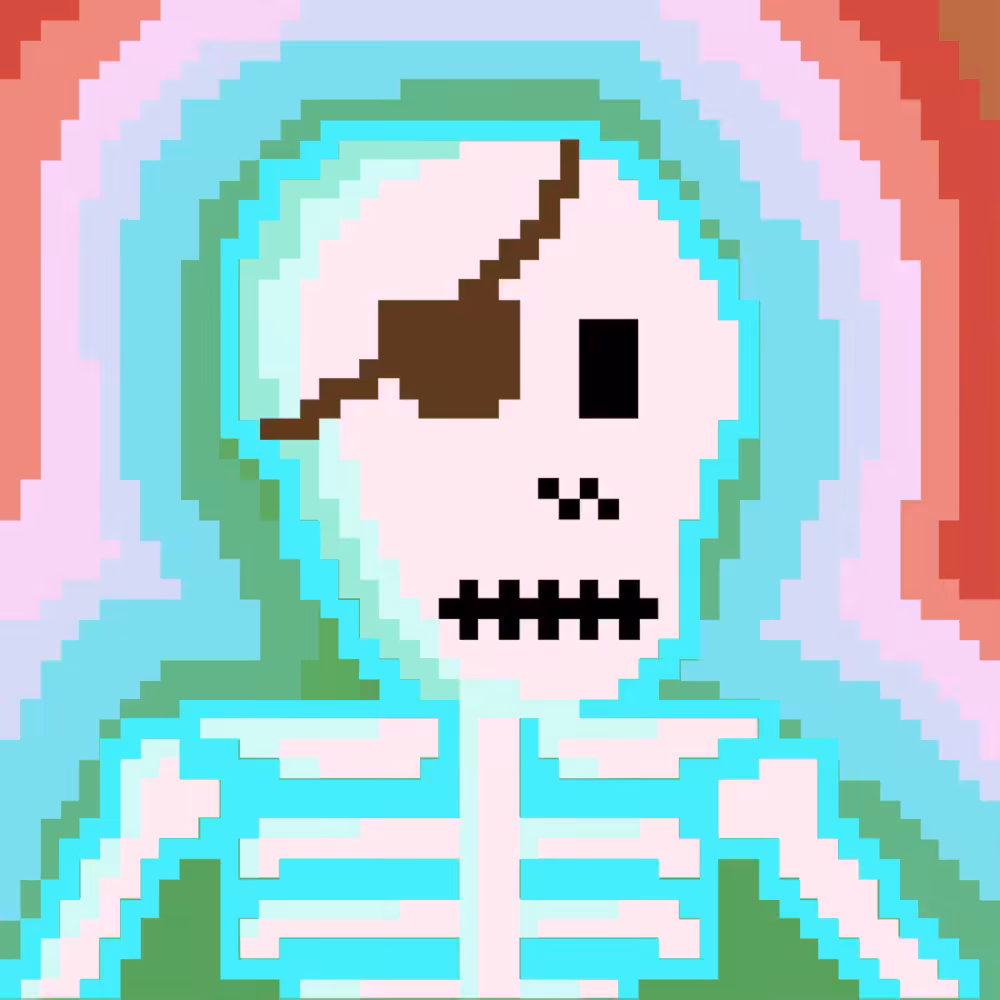 PIXEL SKULLETTI 1 #283