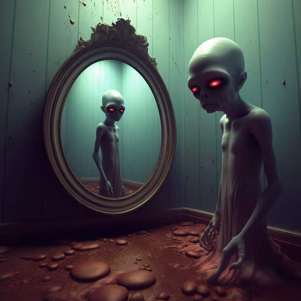 The Mirror from the Yard Sale