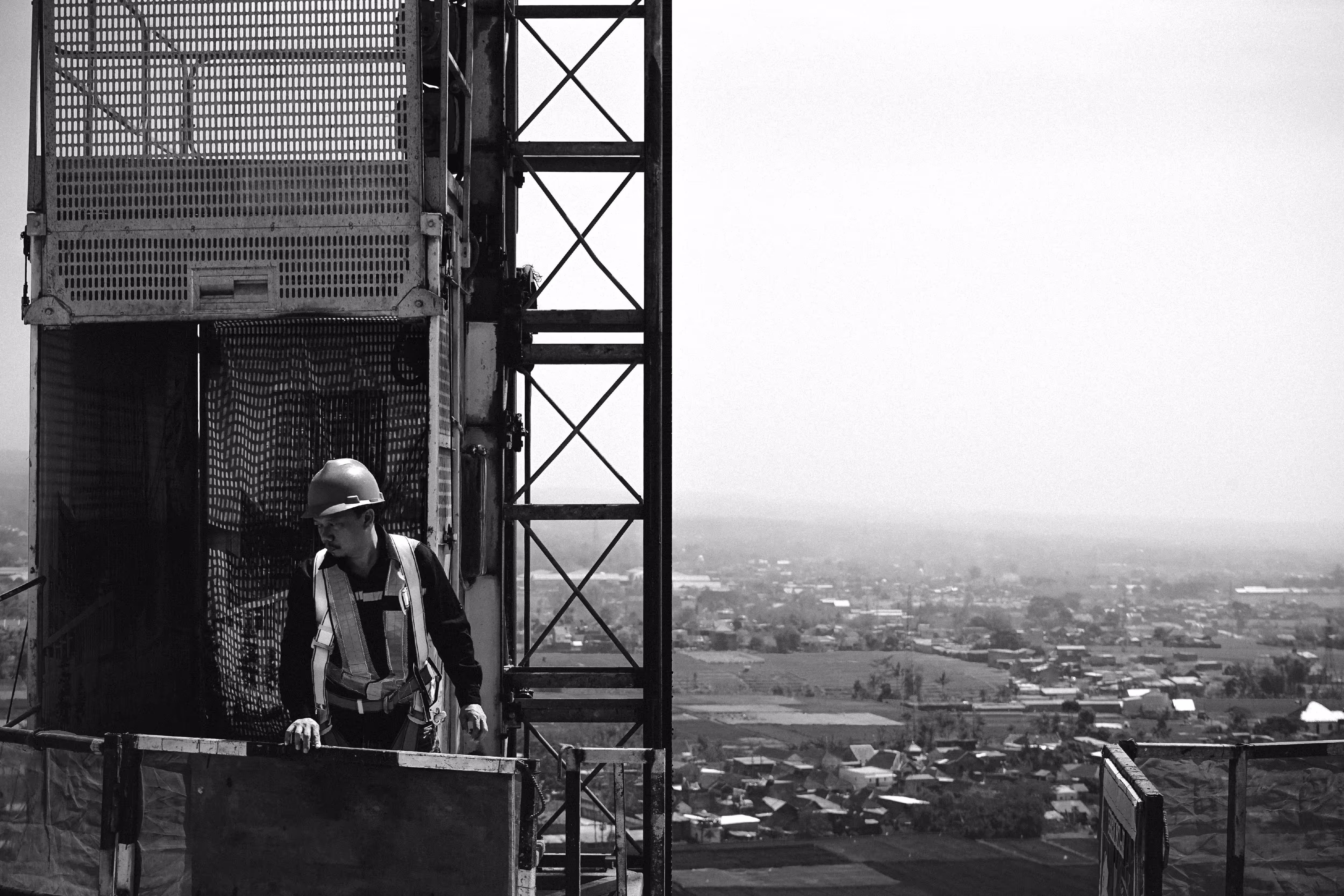 work from above