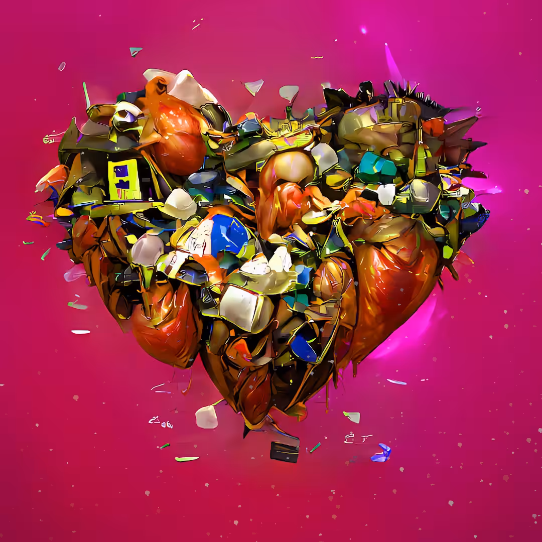 Art to Trash Hearts ... Beat of the Heart