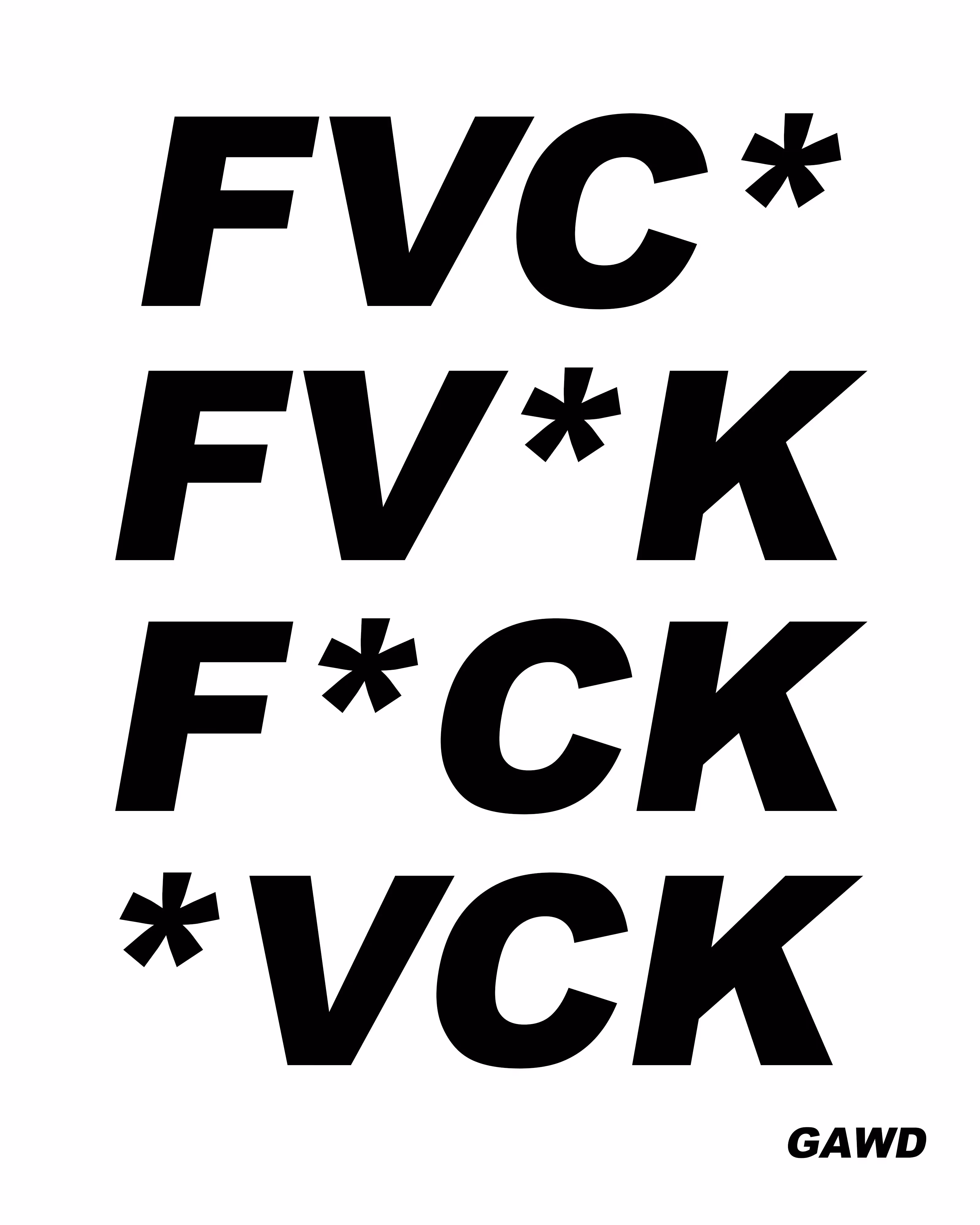 FVCK, FOUR TIMES #001