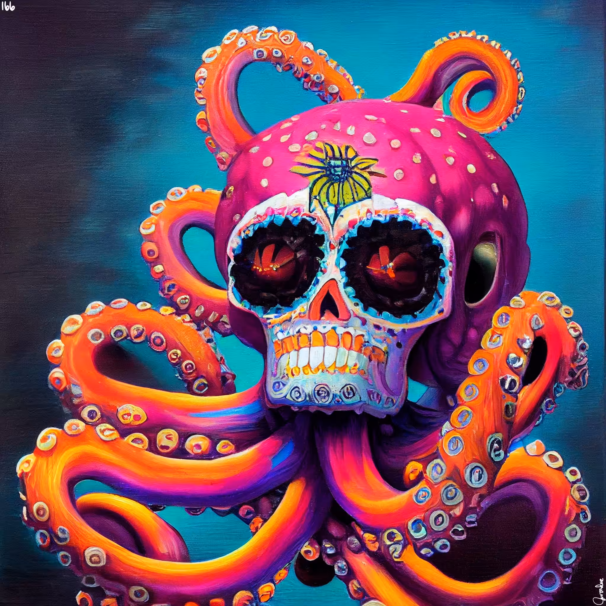 sugar skull #166