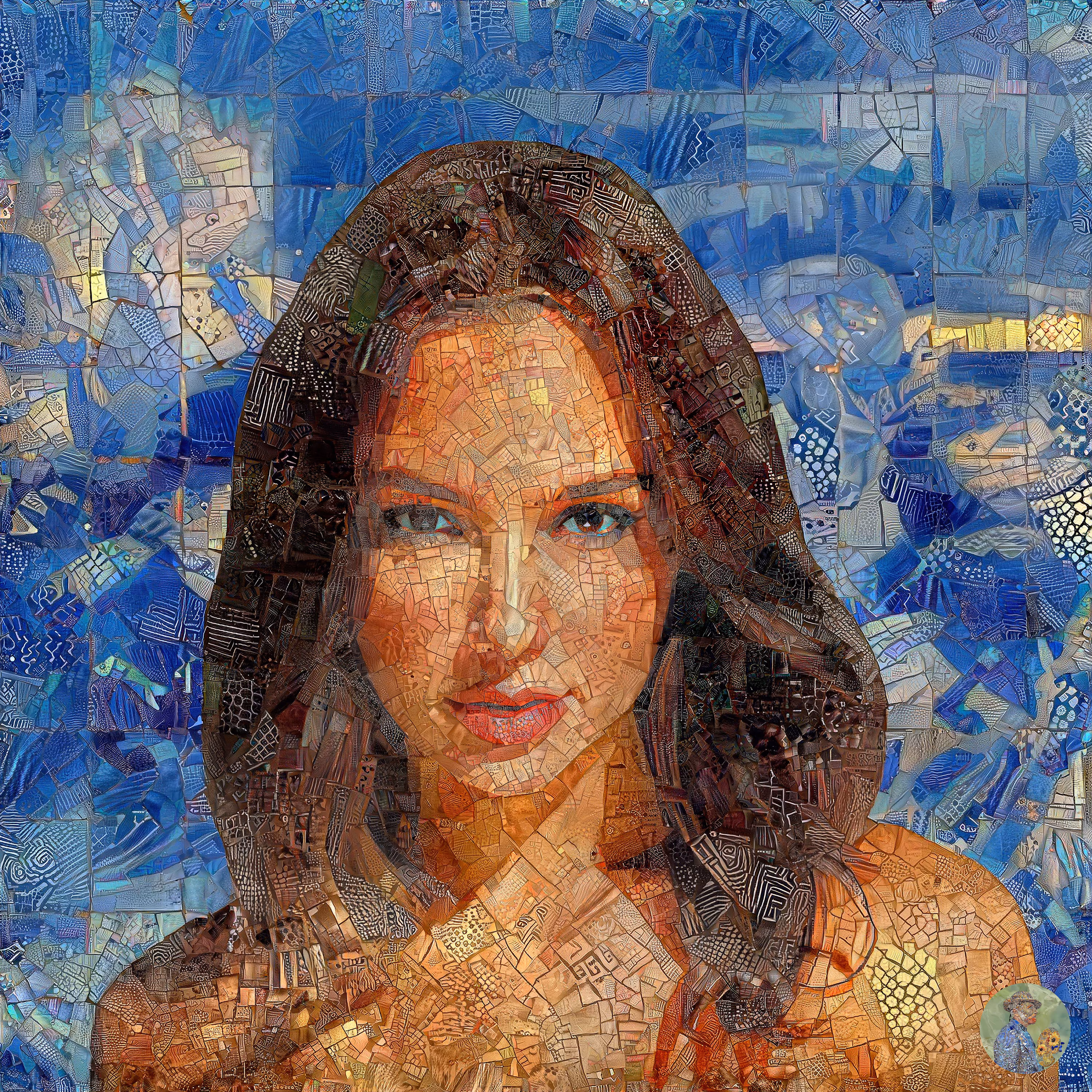 Gal Gadot Portrait SMART-mosaic