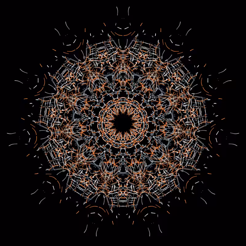 the thread in the pattern #2