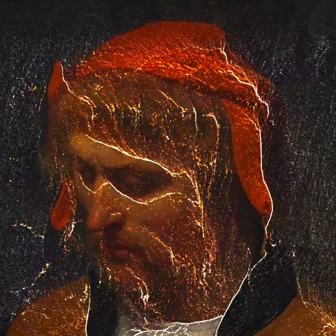Face particles (The Execution of Lady Jane Grey) Color version