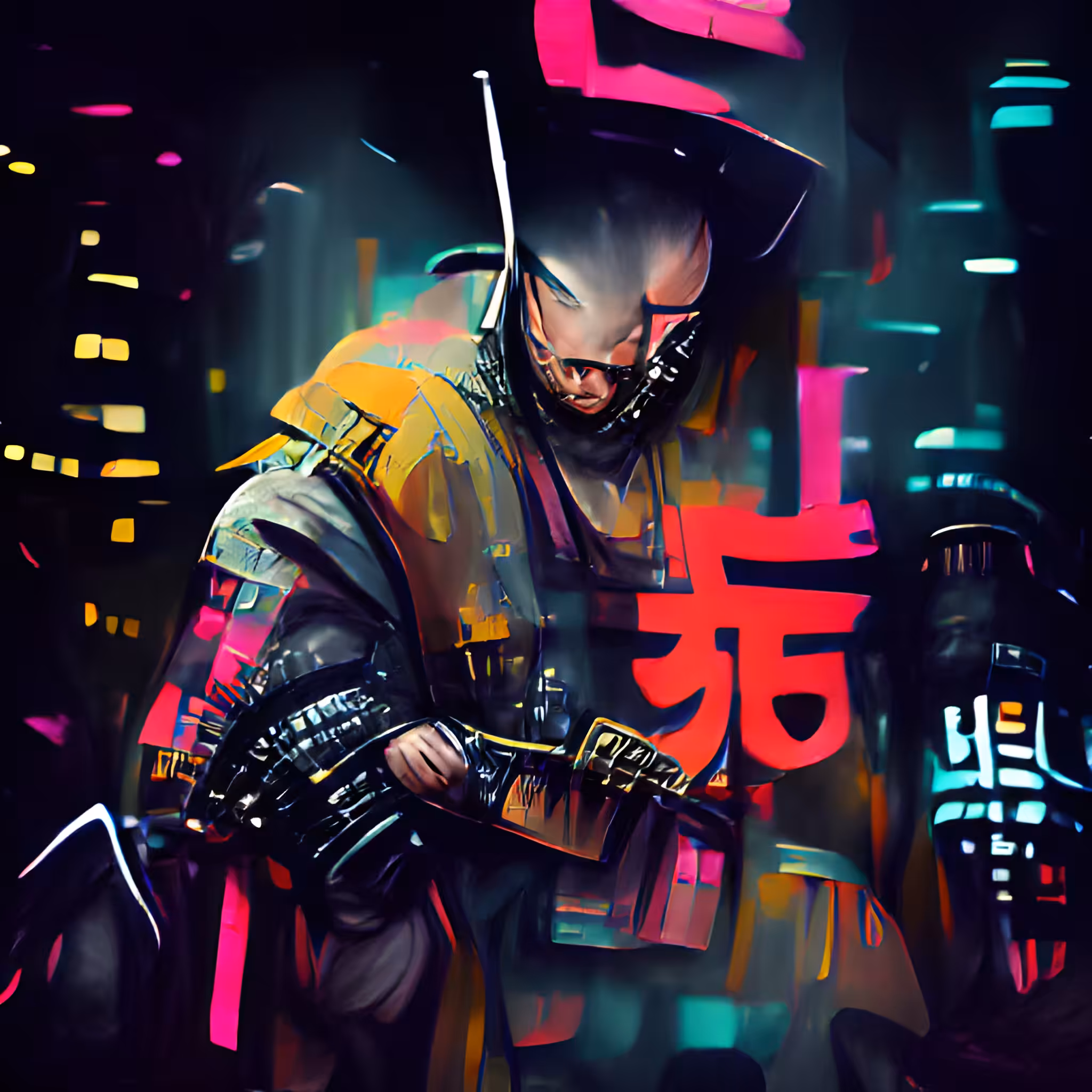 Cyberpunk Samurai #04