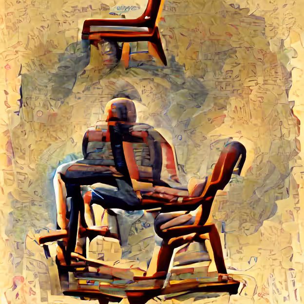 Man sitting in chair