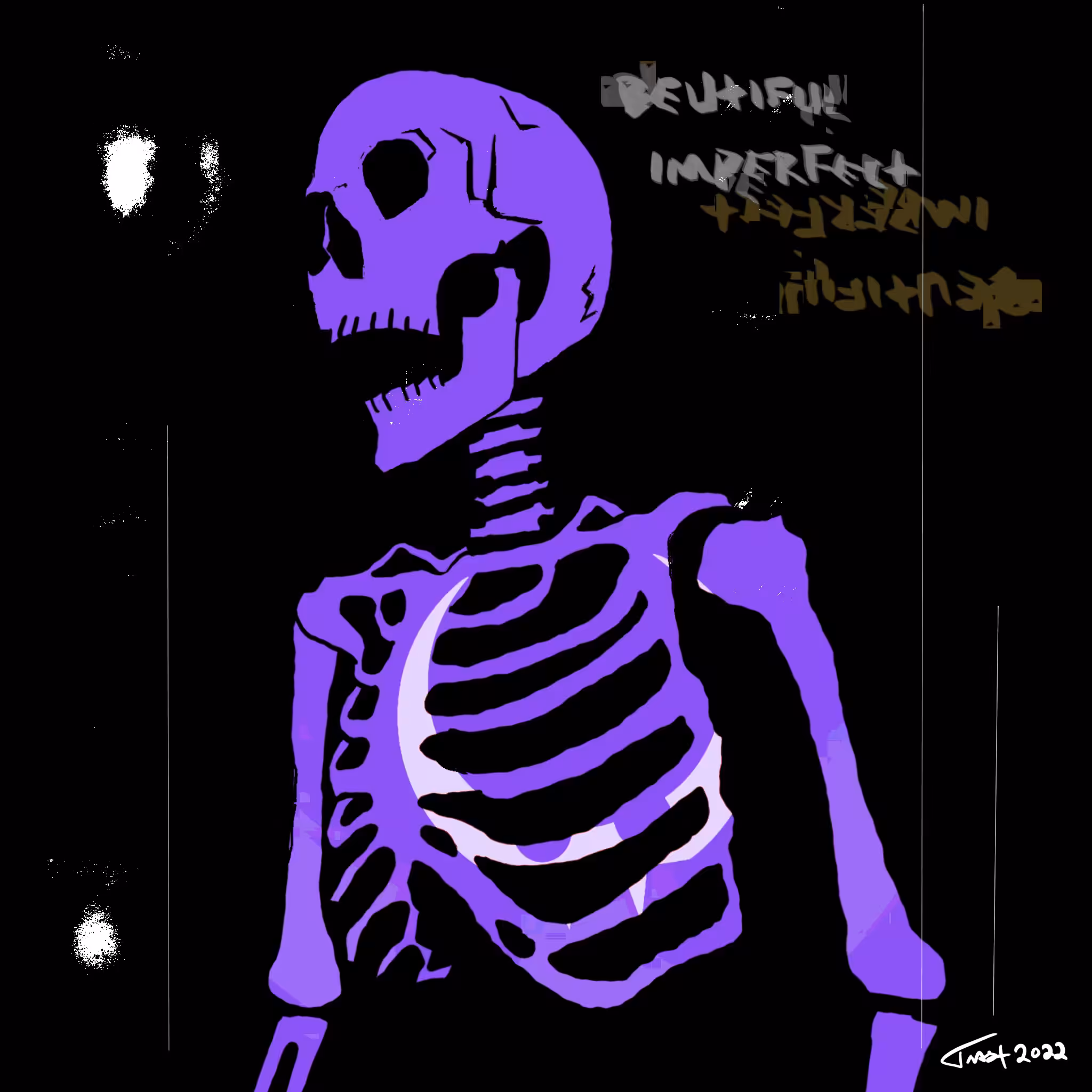 Be Imperfect Skeleton