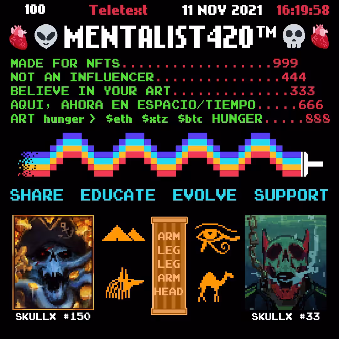 MENTALIST TELETEXT