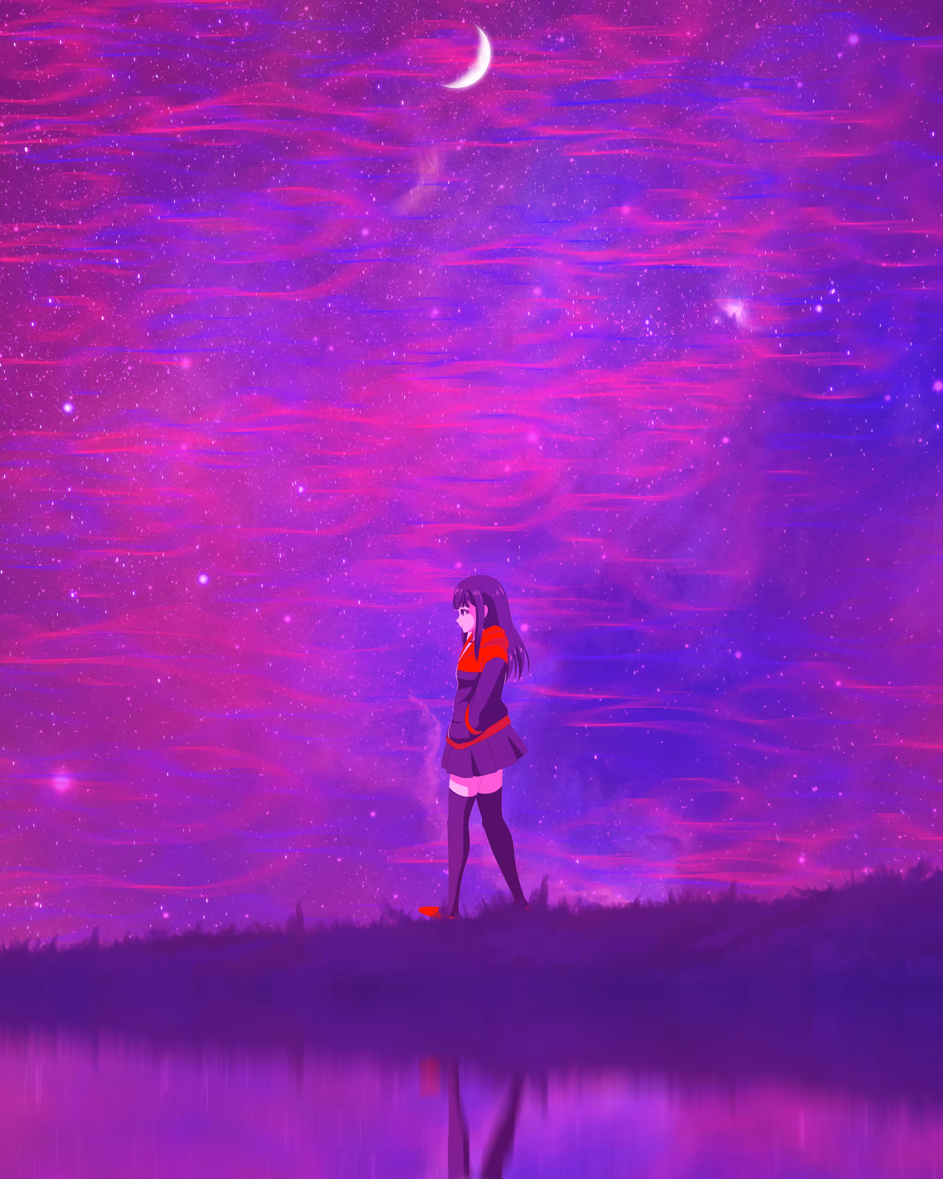 A walk through the aurora