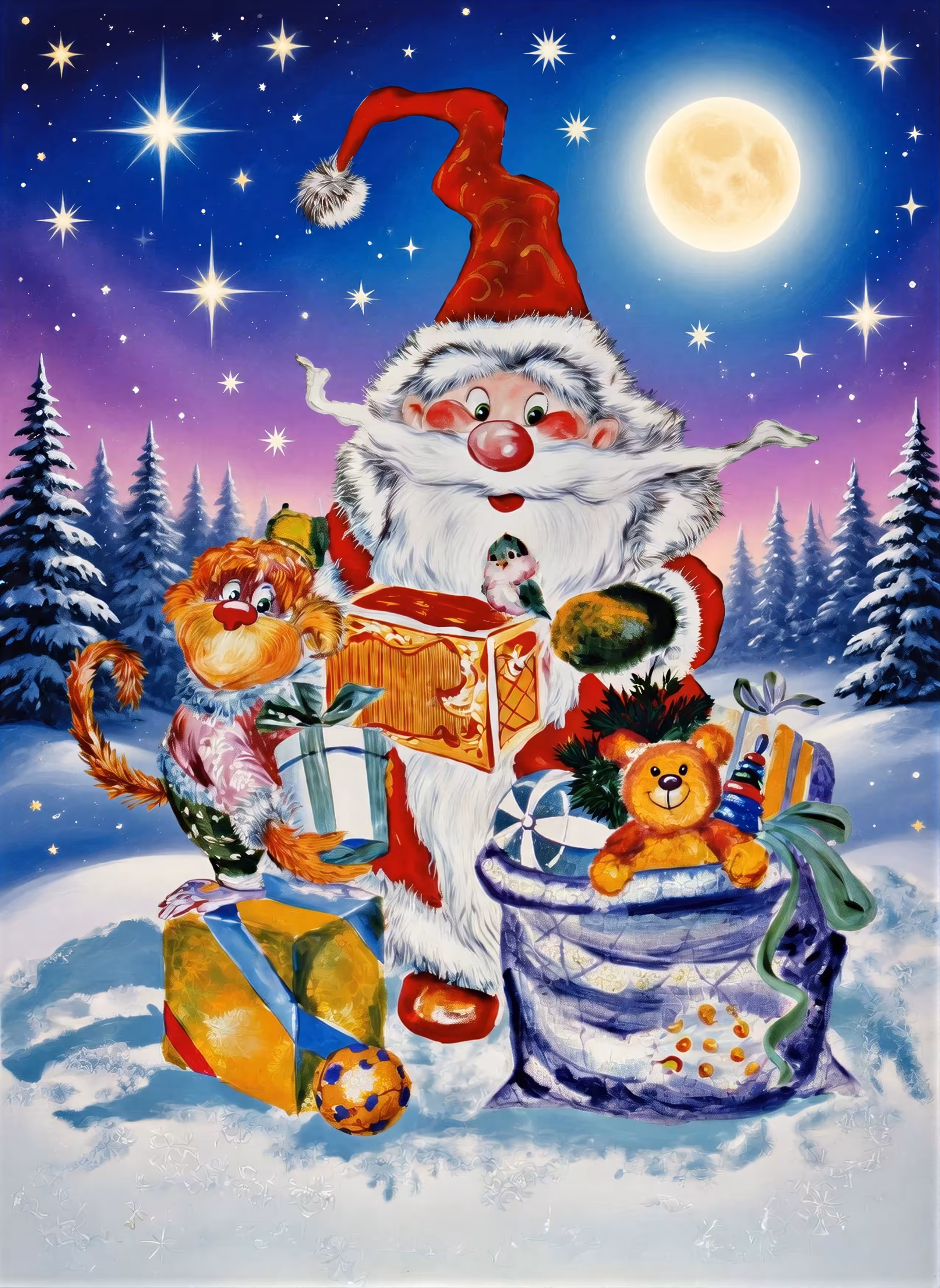 Santa and Friends