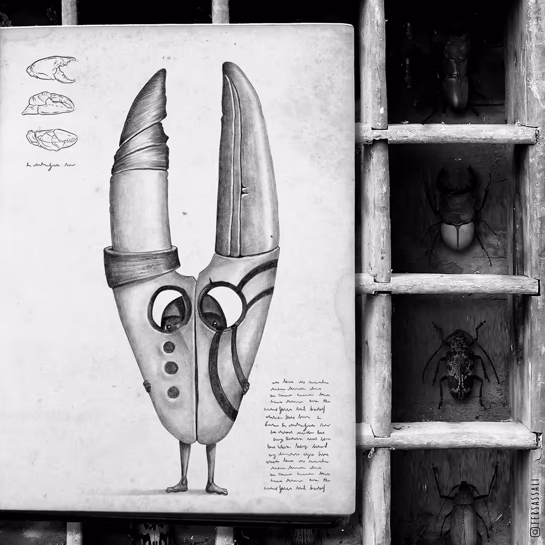 CRAB CLAW grayscale