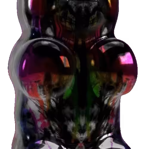 Blended Trip Gummy Bear #005 (Rorschach #012 + Rainbow #06)