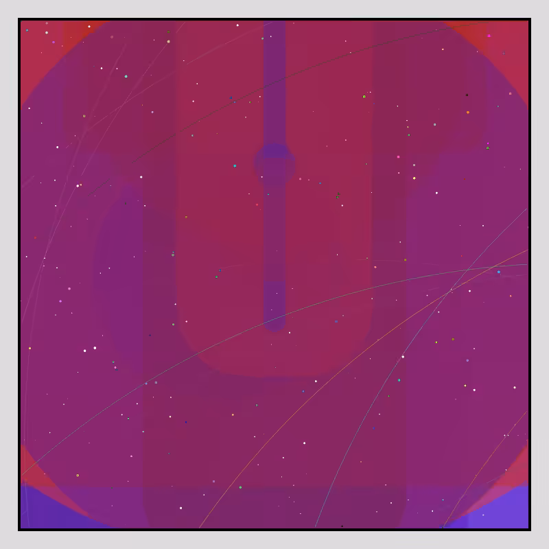 Color Field Starry B #163