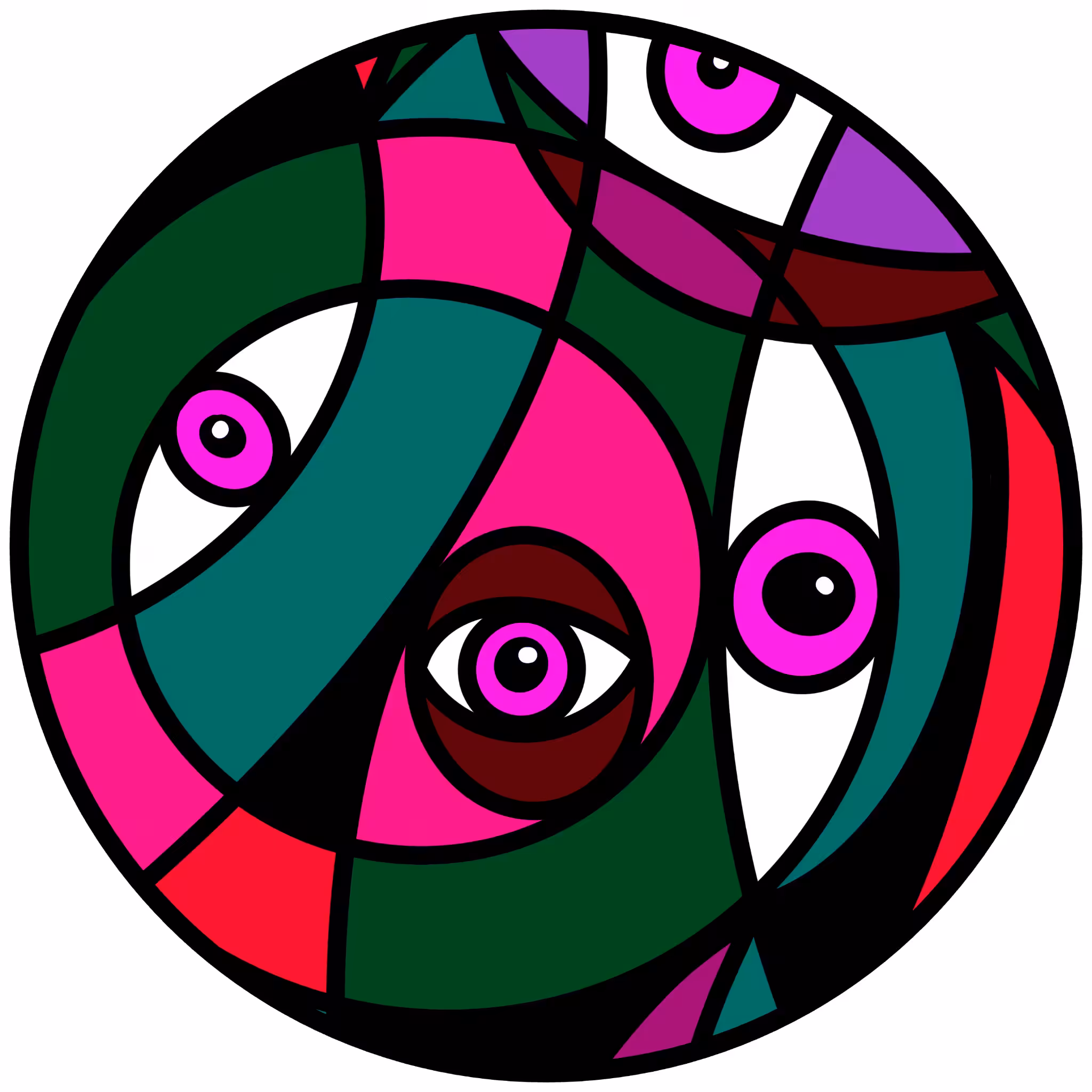 Cubist Circle 75