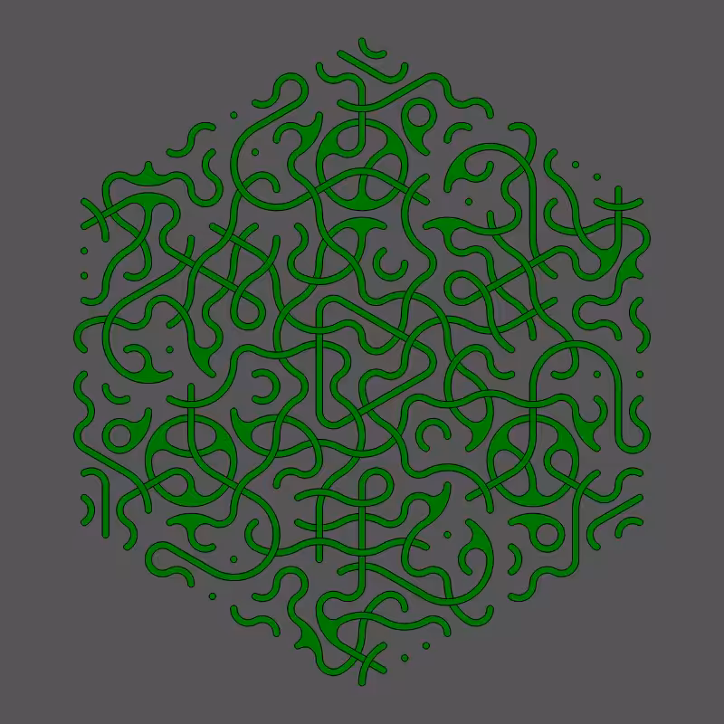 Threefold Symmetry - Dark Variations #296