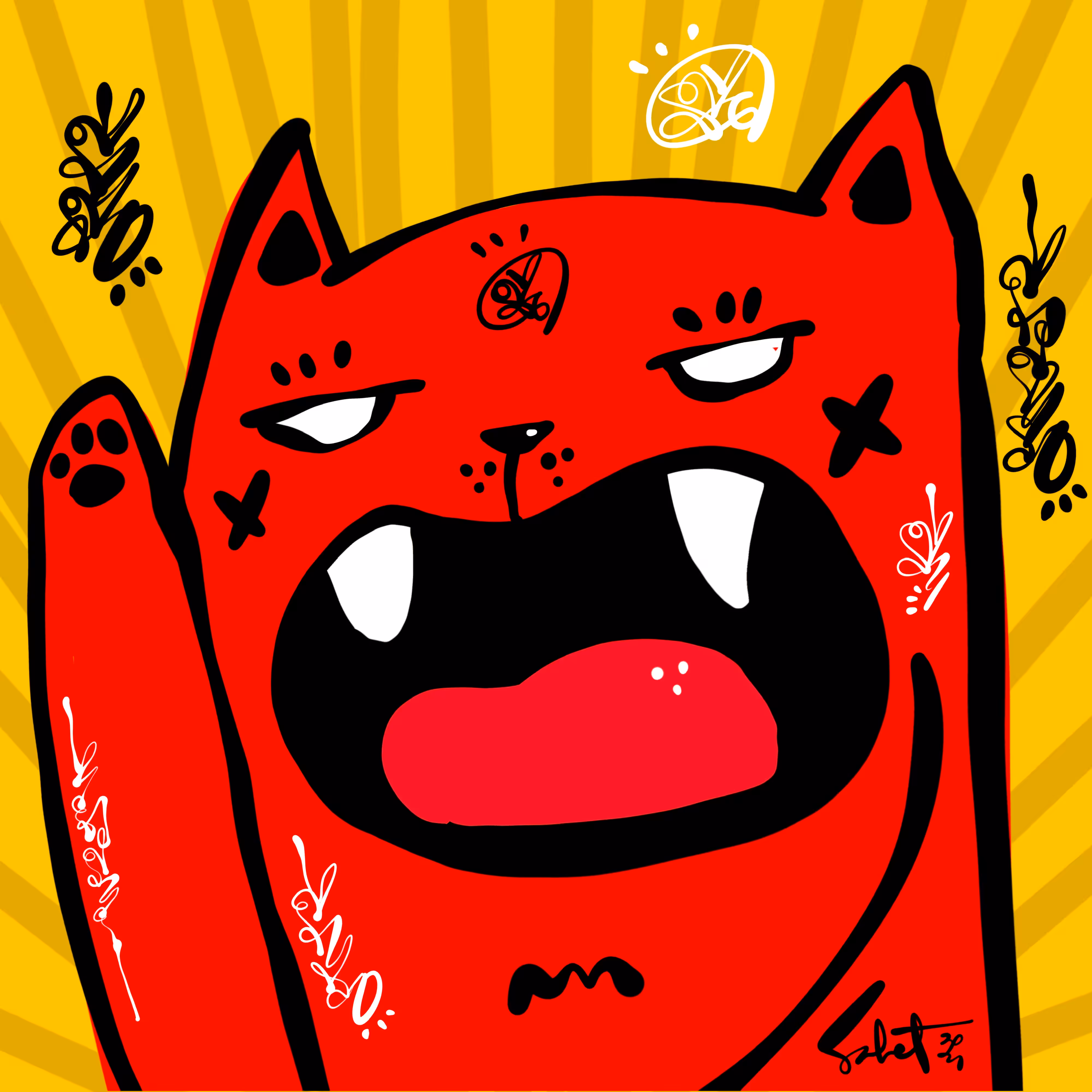 Ugly Kitties by Sabet #239