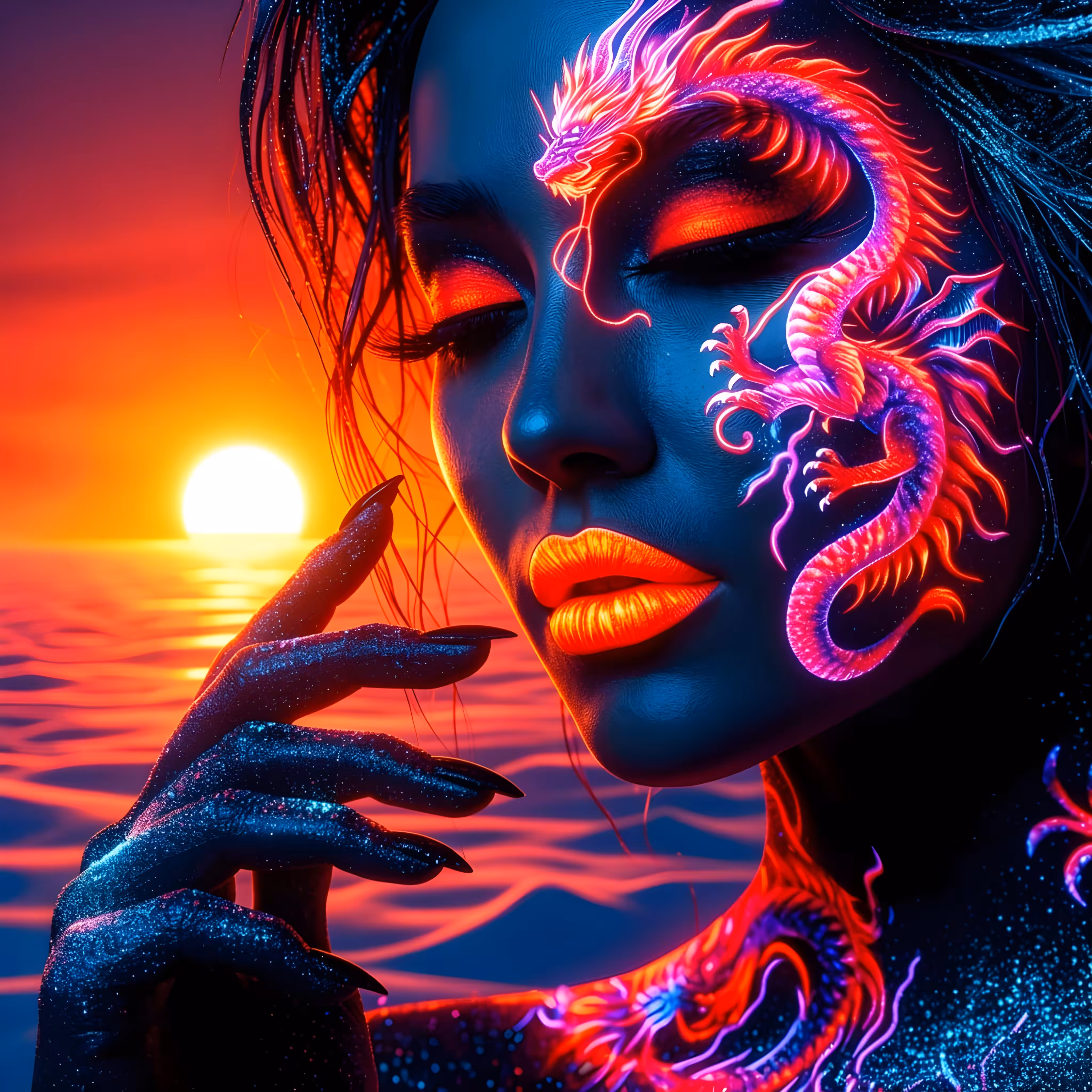 Fire sun