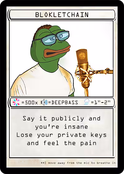 BLOKLETCHAIN | Series 2 Card 112